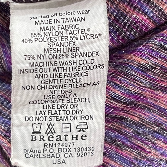 Prana Athletic Midi Active Dress Size Small Purple - Picture 8 of 11